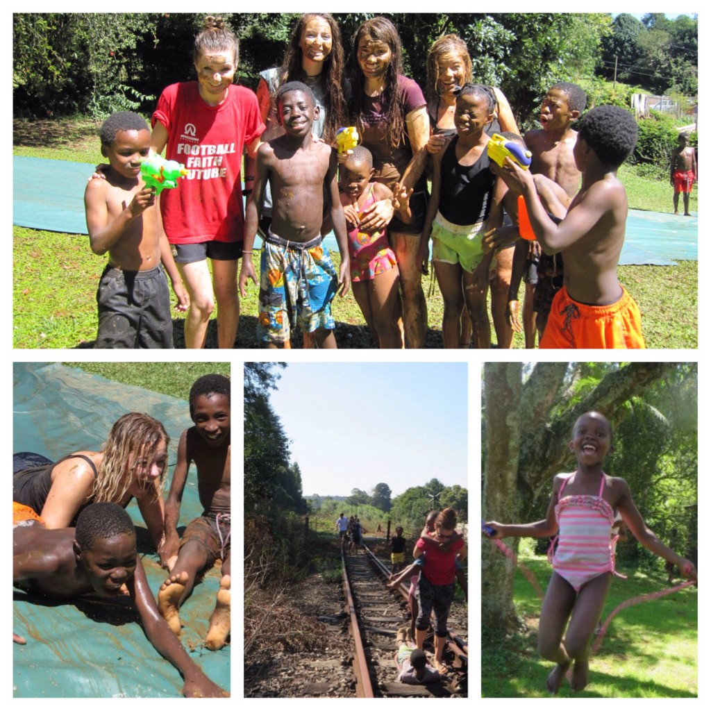 Sunny and muddy day - slip and slide and walk along the railway line