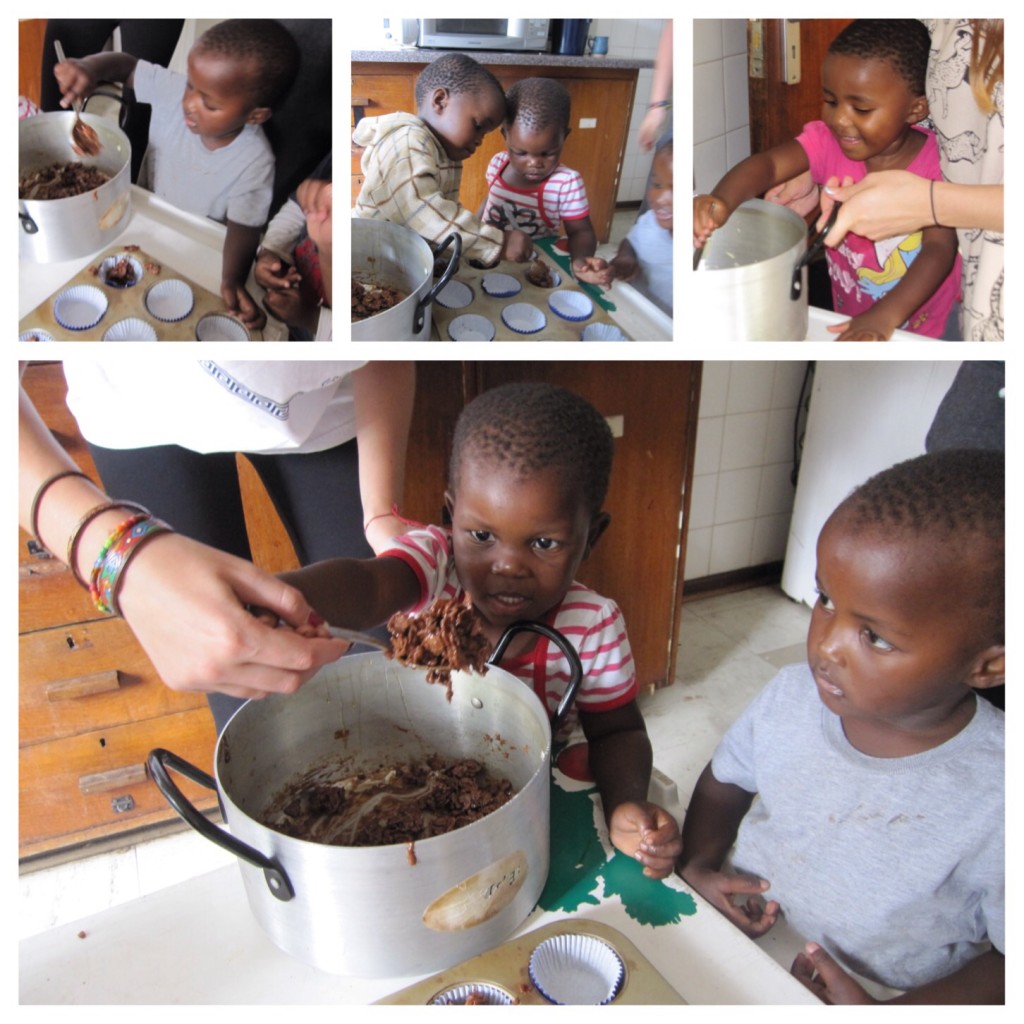 Baking Easter nests with the little'uns