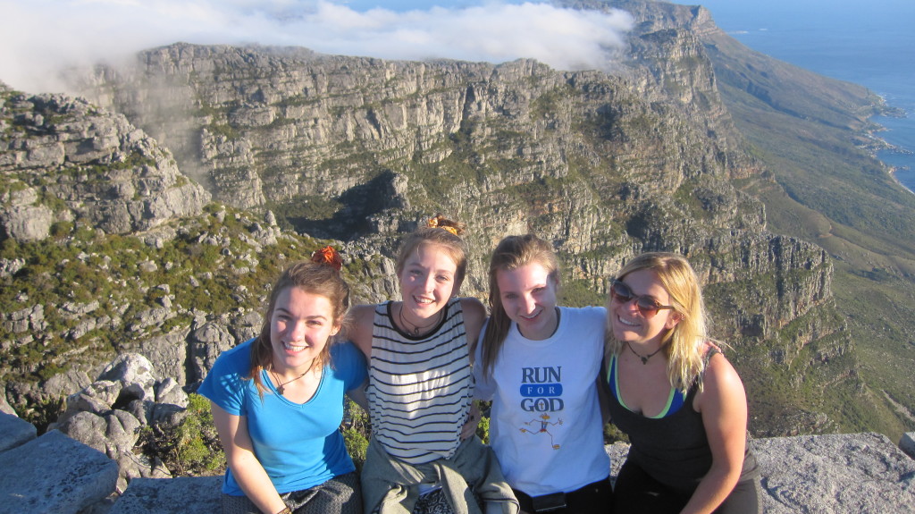 After making it (finally) to the top of Table mountain it was so worth it